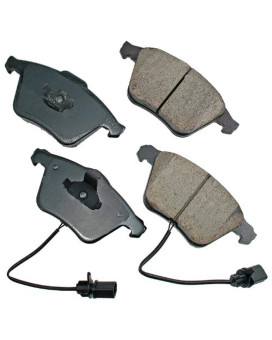 Akebono Eur1111 Brake Pad Set Grey