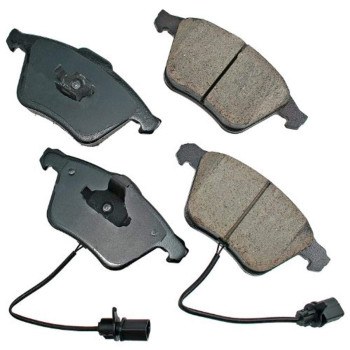 Akebono Eur1111 Brake Pad Set Grey