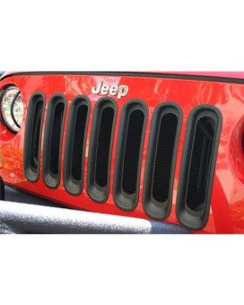 Rugged Ridge Grille Insert Kit Black 1130630 Fits 20072018 Jeep Wrangler Jk