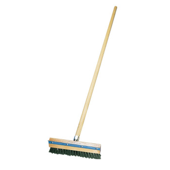 American Metalcraft Inc American Metalcraft 1698 Pizza Oven Brush With Brass Bristles And Steel Scraper Brown 60Inch Handle