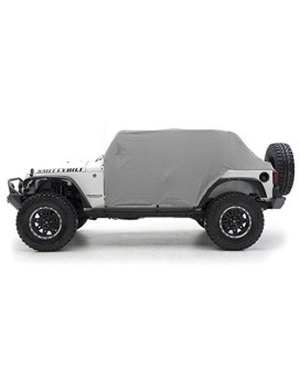 Smittybilt 1069 Gray Waterresistant Cab Cover With Door Flap