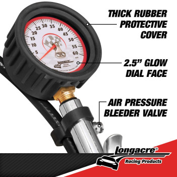 Longacre 5252009 Deluxe 212 Gid Quick Fill Gauge 060 Psi