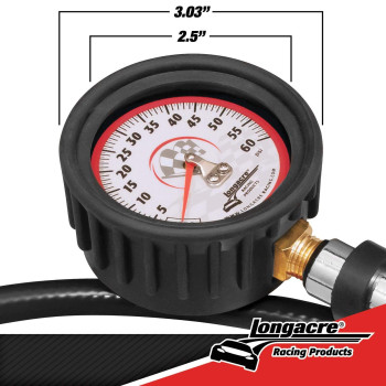 Longacre 5252009 Deluxe 212 Gid Quick Fill Gauge 060 Psi