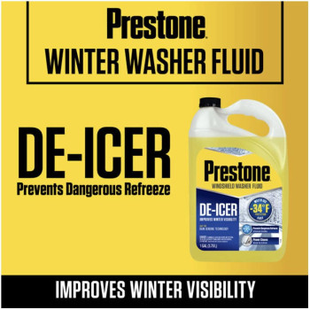 Prestone As250 Deicer Windshield Washer Fluid 1 Gallon