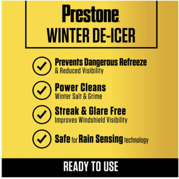 Prestone As250 Deicer Windshield Washer Fluid 1 Gallon