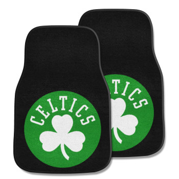 Fanmats 9208 Nba Boston Celtics Nylon Face Carpet Car Mat Black 18X27