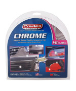 Cowles Custom Premium Universal Body Molding For All Vehicle Easy Install Chrome Finish 18 By 20 Feet Uv Protected Lo