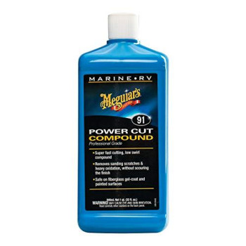 Meguiars M9132 Marinerv Power Cut Compound 32 Oz Bottle