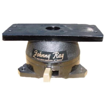 Johnny Ray Jr-207 Marine 1.25 By 5.5-Inches Top Lever Release Portable Sonar Swivel Mount, Black Finish