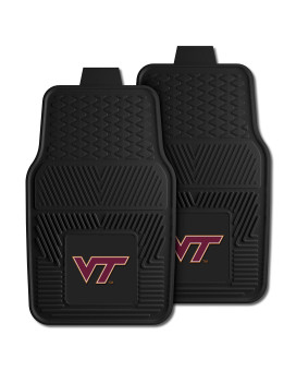 Fanmats 8766 Ncaa Virginia Tech Hokies Vinyl Heavy Duty Car Mat 18X27