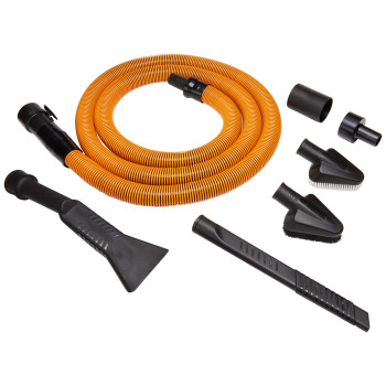 Ridgid Vt2534 7Piece Auto Detailing Vacuum Hose Accessory Kit For 1 14 Inch Ridgid Vacuums Black