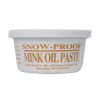 Snow Proof Mink Oil 3Oz 85G For Conditioning Waterproofing And Protecting Leather Bags Shoes Boots And Other Leather Good