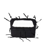 Rampage Products Windbreaker For Jeep Cjwrangler Yjtj Black Denim 90015R Fits 19802006 Jeep Cj Wrangler Yj Tj