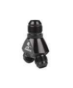 Aeromotive 15675 High Flow Y Fitting- 10 AN to -08 AN Black<BR>