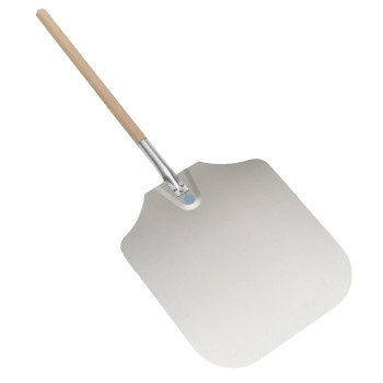 American Metalcraft Inc American Metalcraft 4016 395 Aluminum Pizza Peel With 19 Wood Handle 16 X 18 Extra Large Bla