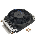 Derale 13700 Electracool Remote Cooler Black