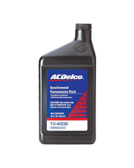 Acdelco 769476 Gm Original Equipment 104006 Synchromesh Transmission Fluid 1 Qt 32 Ounce