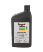 Super Lube Synthetic Gear Oil Hydraulic Grade Translucent Amber Iso 1501Qt Bottle Nsf Certified Food Grade Clean Heavy