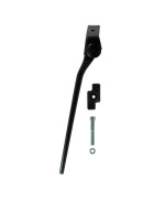 Greenfield Ks2Sb Kickstand With Retro Kit Black 285 Mm For Bikes 22 And Under