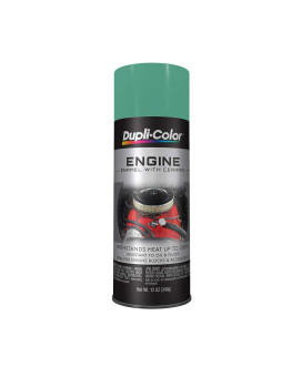 Duplicolor De1618 Engine Enamel Spray Paint With Ceramic Detroit Diesel Alpine Green 12 Oz Aerosol Can