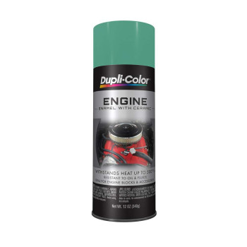 Duplicolor De1618 Engine Enamel Spray Paint With Ceramic Detroit Diesel Alpine Green 12 Oz Aerosol Can