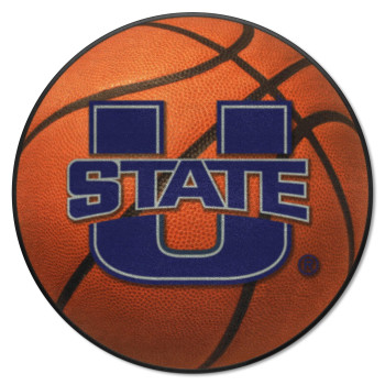 Fanmats Home Indoor Sports Team Logo Utah State University Basketball Mat