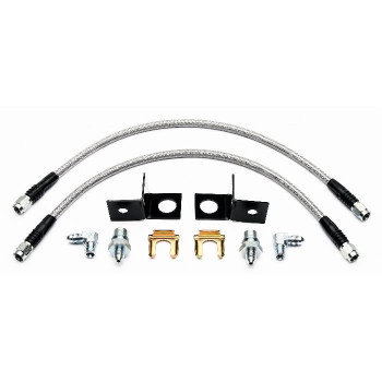 Wilwood WIL220-9248 Engineering G-Stop Brake Hose Street Legal Dot Approved Braided Stainless - Ford Mustang 2005-2014