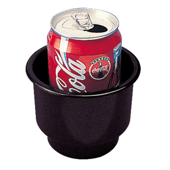 Seadog 588060 Flush Mount Combo Drink Holder With Drain Holes Black 358 Id X 314 D