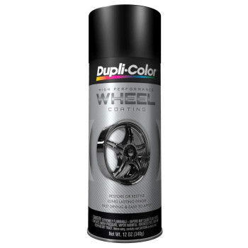 Duplicolor Hwp104 Black High Performance Acrylic Enamel Wheel Paint 12 Oz