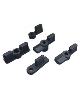 Sea Dog 3241101 Windshield Latch Single Wing 1916 L X 58 H X 18 Tab Lift 1 Pack Black