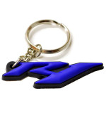 Krator HBK901 Yamaha Keychain Key Ring Fob Logo Decal Motorcycle Blue