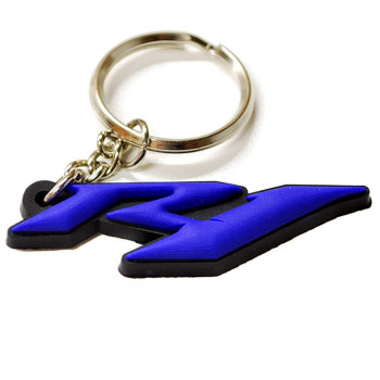 Krator HBK901 Yamaha Keychain Key Ring Fob Logo Decal Motorcycle Blue