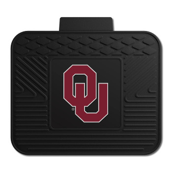 Fanmats 10083 Oklahoma Sooners Back Row Utility Car Mat 1 Piece 14In X 17In All Weather Protection Universal Fit Molded