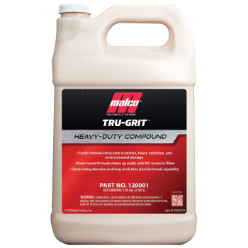 Malco Tru Grit Heavy Duty Buffing And Polishing Compound For Carsautomotive Paint Correction And Detailingremoves 10001500