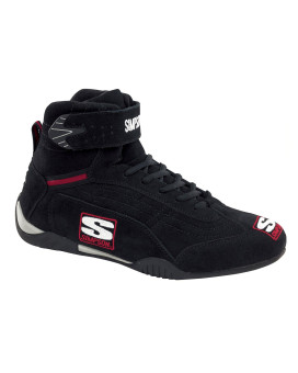 Simpson Racing Ad120Bk Adrenaline Black Size 12 Sfi Approved Driving Shoes