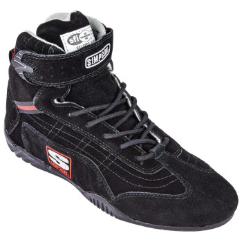 Simpson Racing Ad120Bk Adrenaline Black Size 12 Sfi Approved Driving Shoes