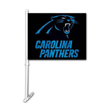 Carolina Panthers Car Flag Black