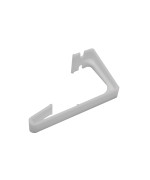 Rv Designer A285 Side Curtain Hold Down Plastic 2 Per Pack Window Covering Hardware White