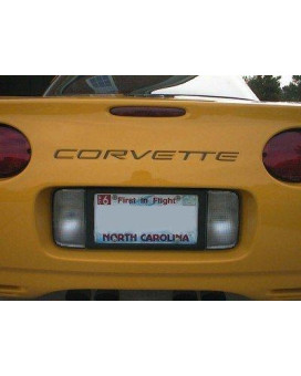 Rear Bumper Vinyl Inlay Decal C5 Corvette 9704 Color Flat Black