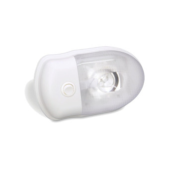 Bargman 3476123 Incandescent Interior Light Single Light With Switch