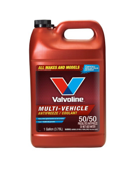 Valvoline Multivehicle 5050 Prediluted Readytouse Antifreezecoolant 1 Ga Light Yellowgreen