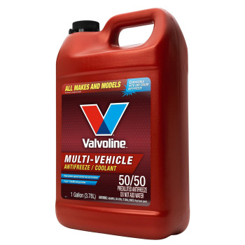 Valvoline Multivehicle 5050 Prediluted Readytouse Antifreezecoolant 1 Ga Light Yellowgreen