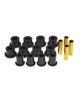 Prothane 181006Bl Black Rear Spring Eye And Shackle Bushing Kit