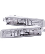 Anzo Usa 511012 Honda Prelude Chrome Euro Wamber Reflector Bumper Light Assembly Sold In Pairs