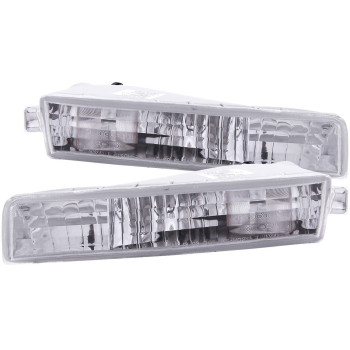 Anzo Usa 511012 Honda Prelude Chrome Euro Wamber Reflector Bumper Light Assembly Sold In Pairs