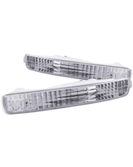 Anzo Usa 511009 Honda Accord Chrome Euro Wamber Reflector Bumper Light Assembly Sold In Pairs