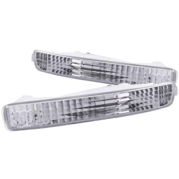 Anzo Usa 511009 Honda Accord Chrome Euro Wamber Reflector Bumper Light Assembly Sold In Pairs