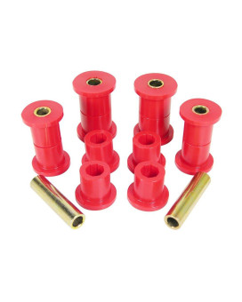 Prothane 11005 Red Front Spring Eye And Shackle Bushing Kit For Cj5 Cj6 Cj7 Cj8 And Yj