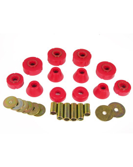 Prothane 7101 6772 Chevy C10 Body Mount Kit Red