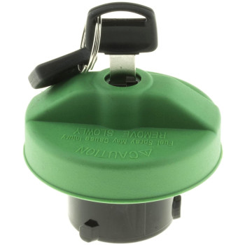 Stant Diesel Only Locking Fuel Cap Green